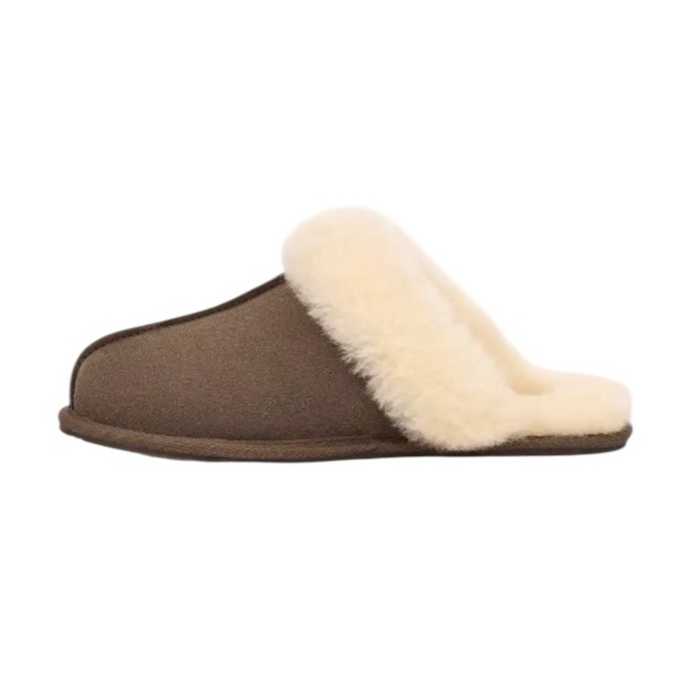 UGG Scuffette II Suede Sheepskin Slippers — Authentic. New with Original Box.